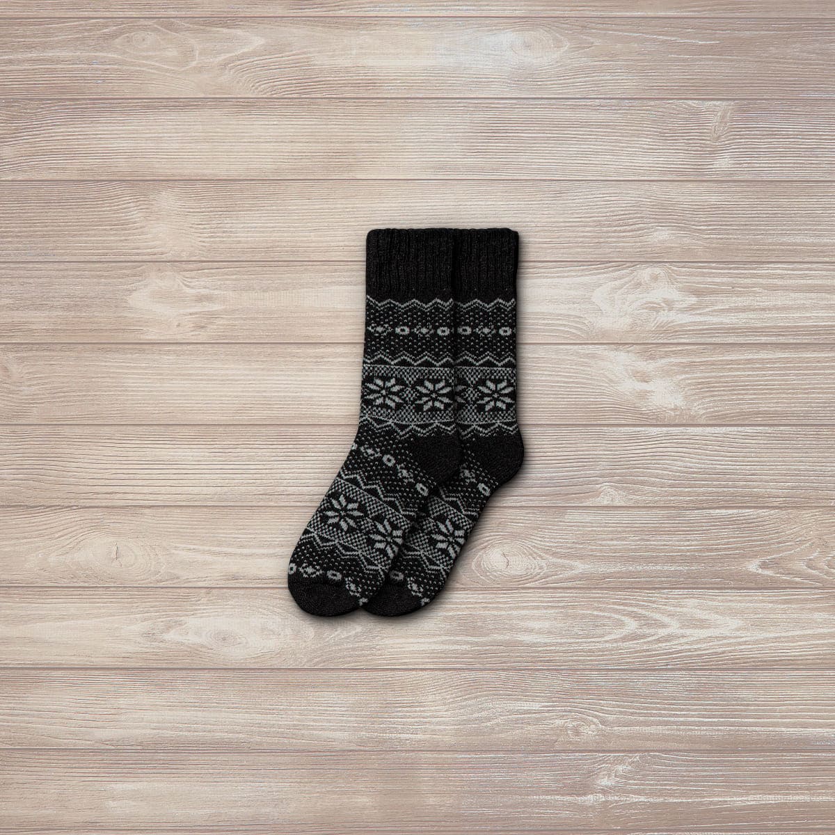 Bergen Wool - Black (1 Pair)
