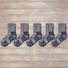 Hiking - Grey (5 pairs)