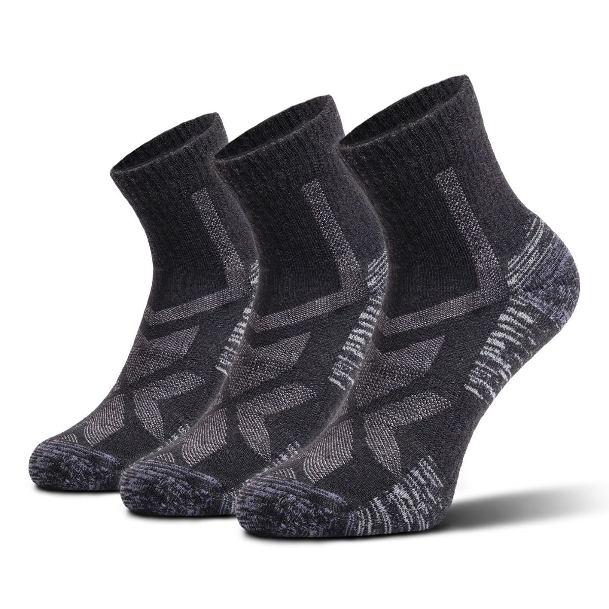 Hiking - Black Low-Cut (3 pairs)
